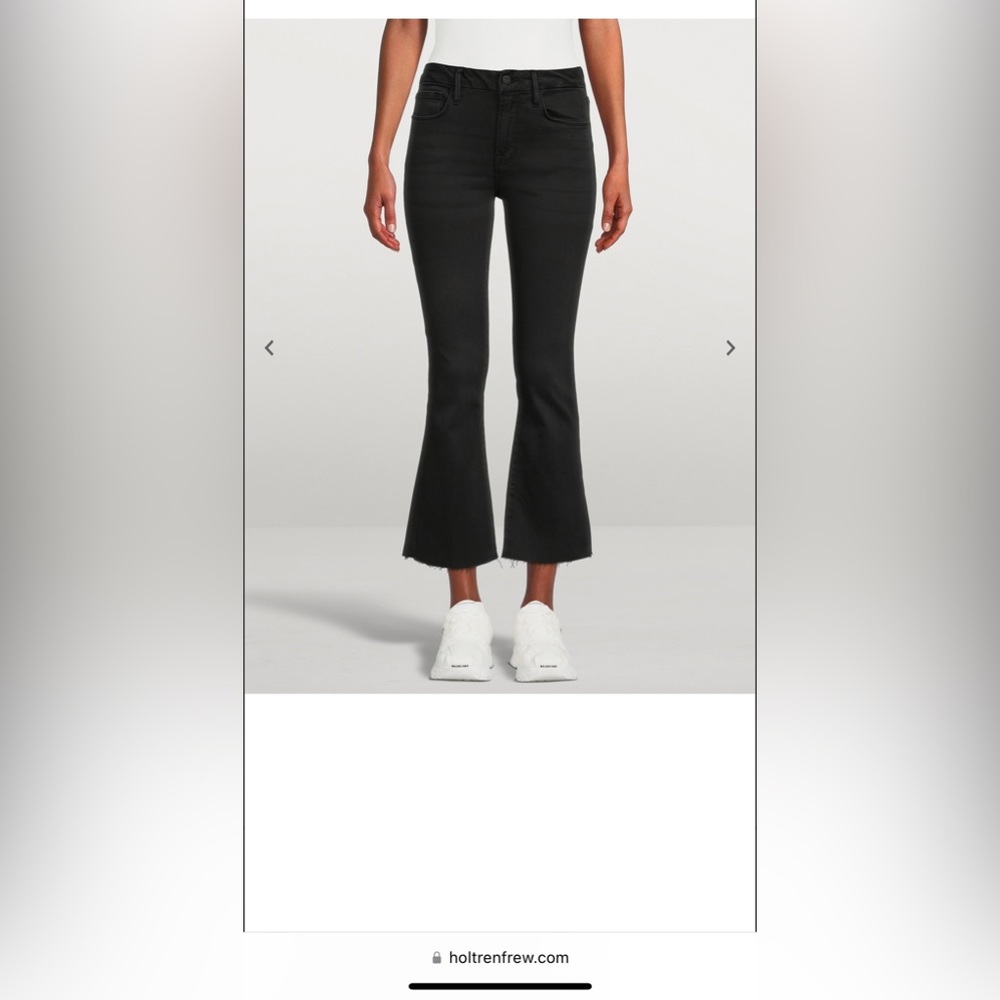 Frame Le crop mini boot cut jeans